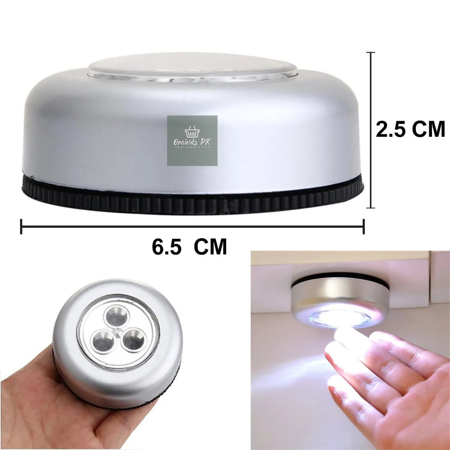 [PACK OF 3 ] Mini Wireless 3 LED Light