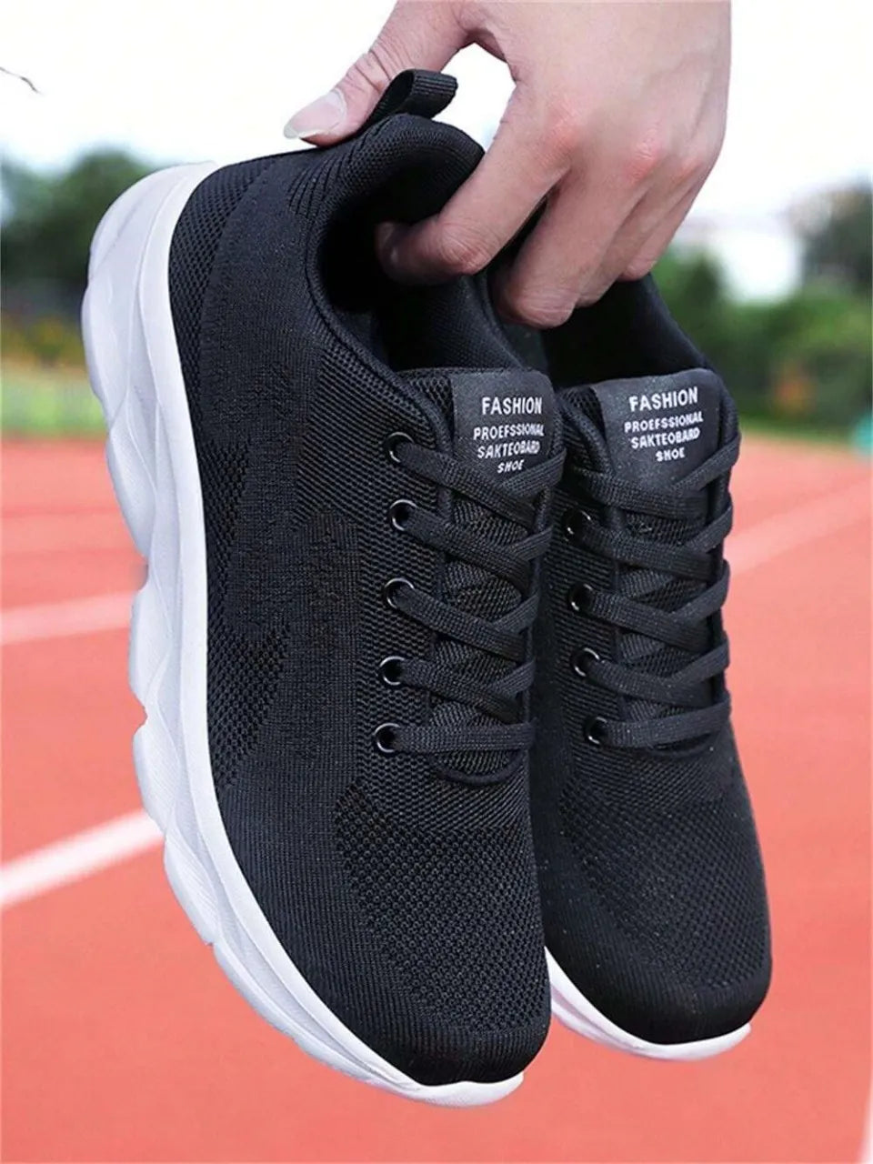 Foot Flexa Shoes For Men - Black Joggers - Shoes