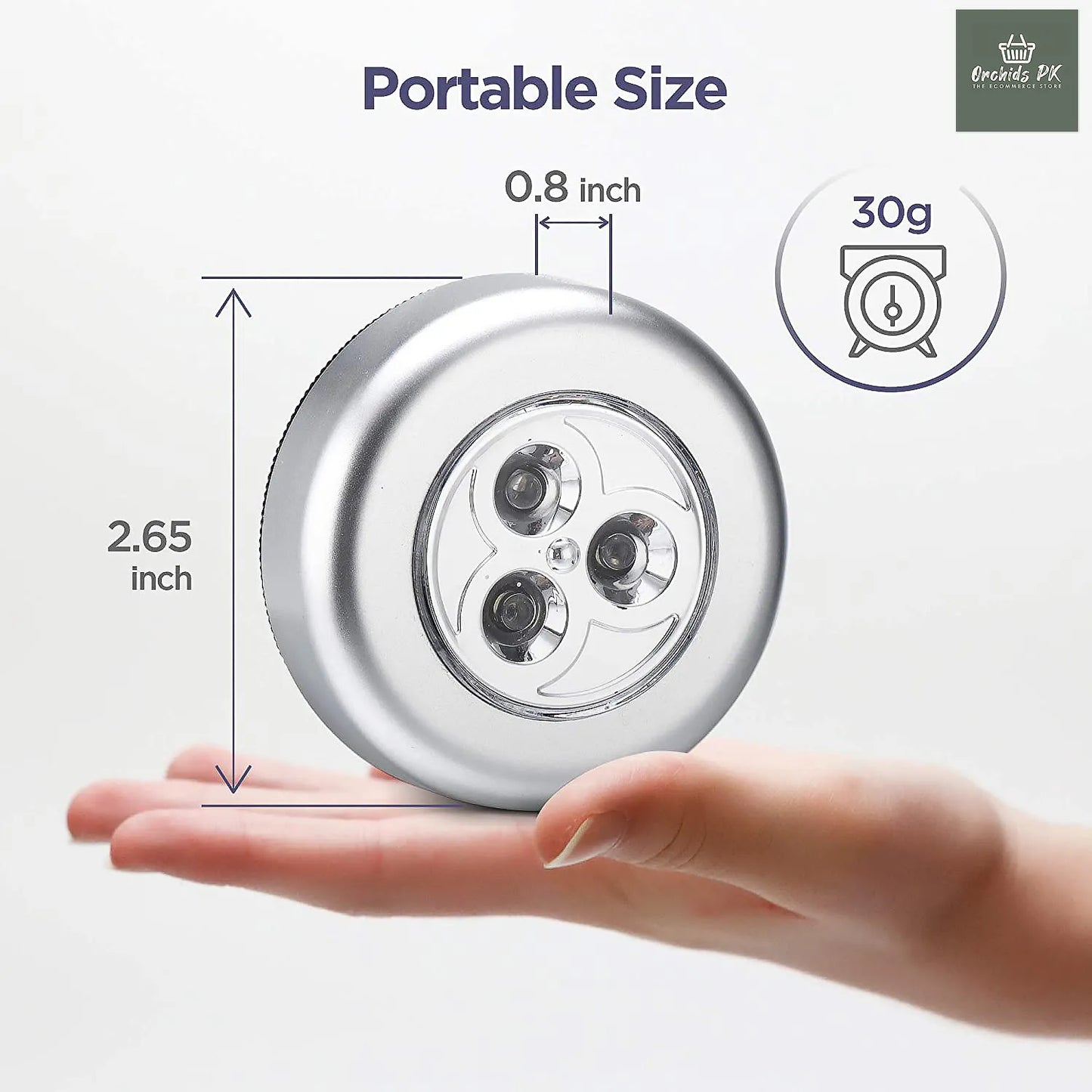 [PACK OF 3 ] Mini Wireless 3 LED Light