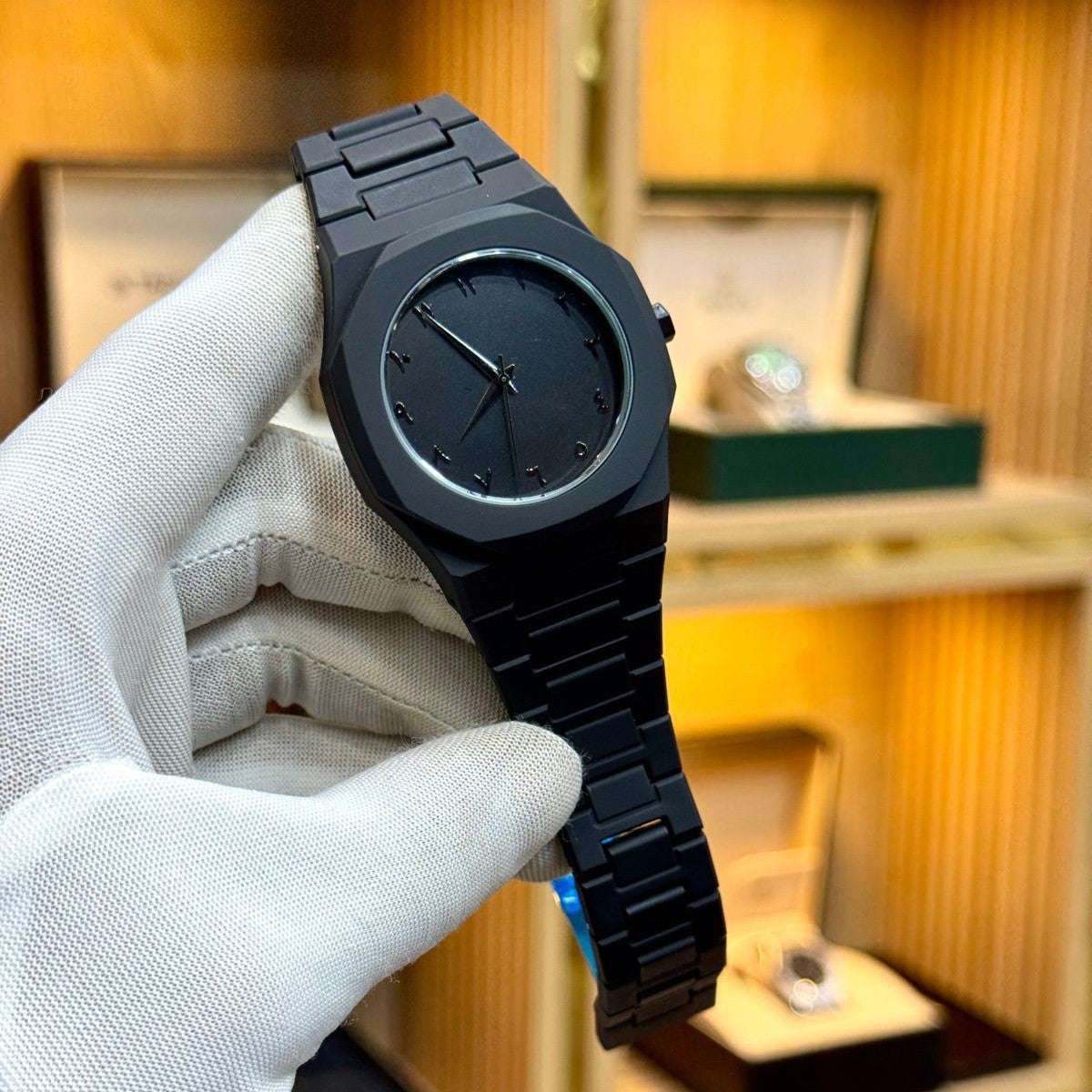 Black Arabic Aura Watch For Men