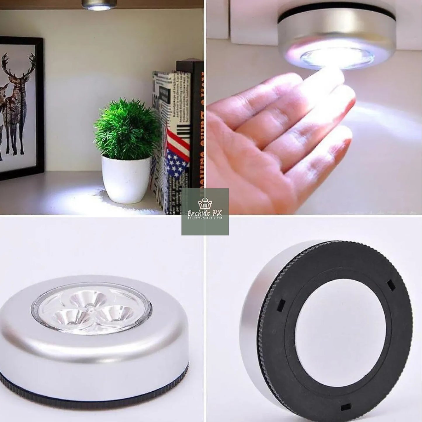 [PACK OF 3 ] Mini Wireless 3 LED Light