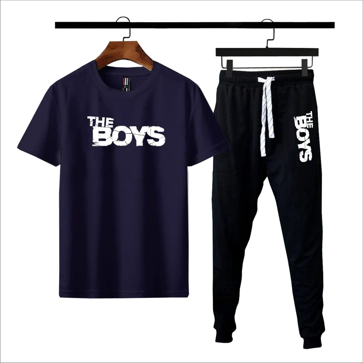 Yellow & black The boys printed summer tracksuit for men