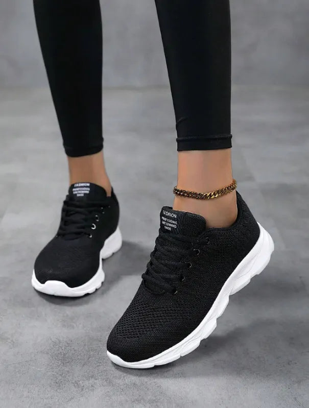 Foot Flexa Shoes For Men - Black Joggers - Shoes