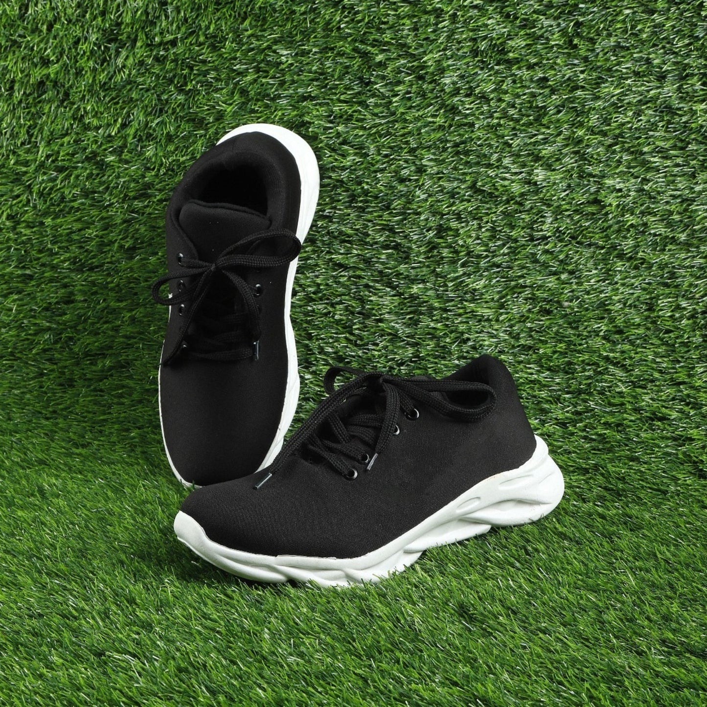 Foot Flexa Shoes For Men - Black Joggers - Shoes