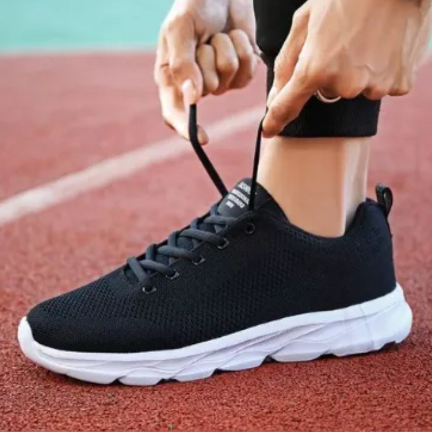 Foot Flexa Shoes For Men - Black Joggers - Shoes